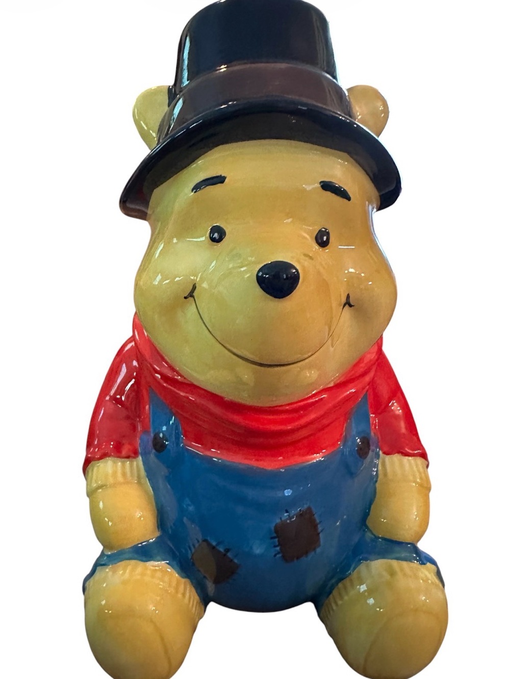 New Disney Winnie the Pooh Scarecrow Cookie Jar